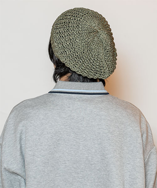 モデル頭囲：58cm 着用サイズ：ONESIZE