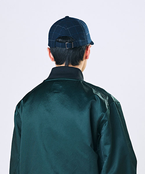 モデル頭囲：59cm 着用サイズ：ONESIZE