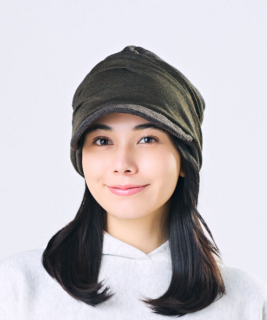 BROWN　モデル頭囲：56cm