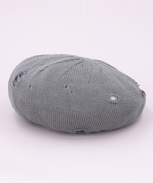 RAGGED KNIT BERET(ONESIZE GRAY): ベレー｜帽子通販｜CA4LA