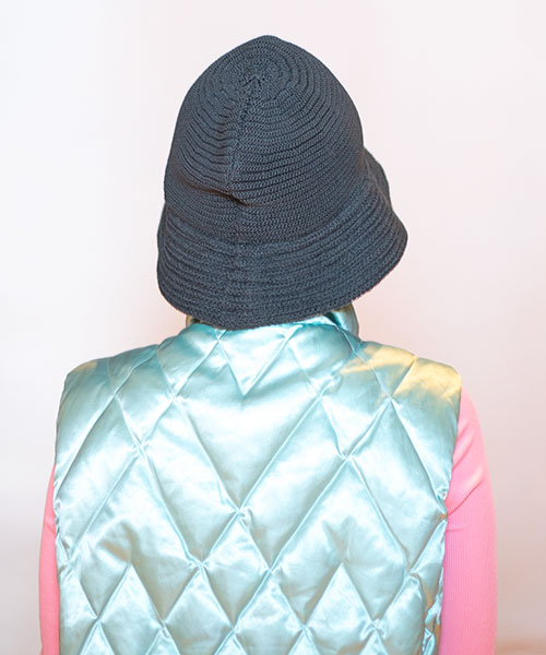 モデル頭囲：54cm 着用サイズ：ONESIZE