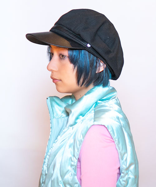 モデル頭囲：54cm 着用サイズ：ONESIZE