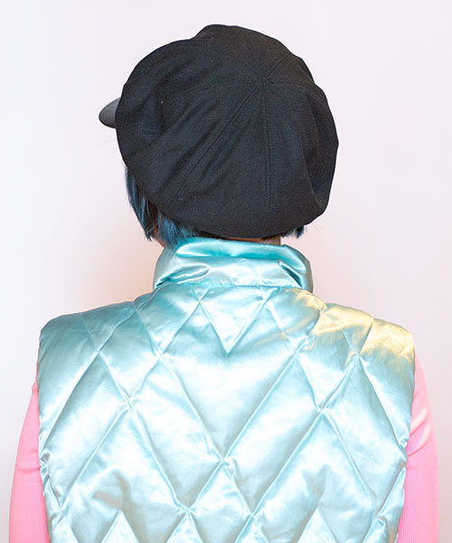 モデル頭囲：54cm 着用サイズ：ONESIZE