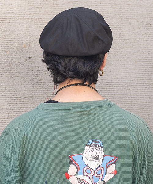 モデル頭囲：57.5cm 着用サイズ：ONESIZE