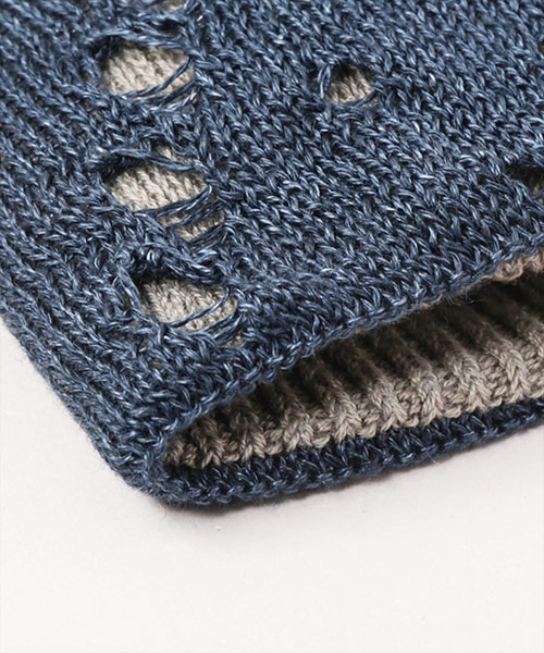 GRUNGE KNIT WATCH BLUE ONESIZE