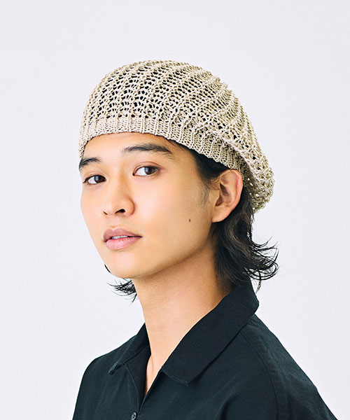 BEIGE モデル頭囲：58.5cm