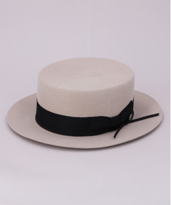 CA4LA カンカン帽　OLD NEW 2 麦わら帽子　ベージュ　M CA4LA（カシラ）の「OLD NEW WIDE 2（ハット）」 - WEAR