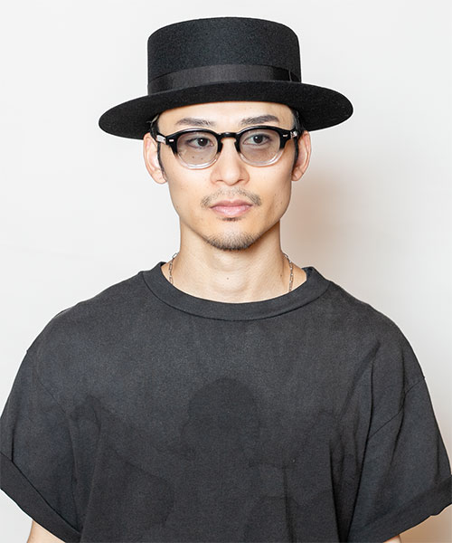 BLACK モデル頭囲：58.5cm