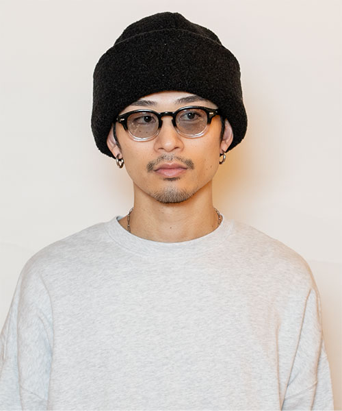 BLACK モデル頭囲：58.5cm