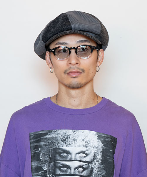 モデル頭囲：58.5cm 着用サイズ：ONESIZE