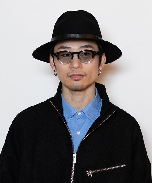 モデル頭囲：58.5cm 着用サイズ：ONESIZE