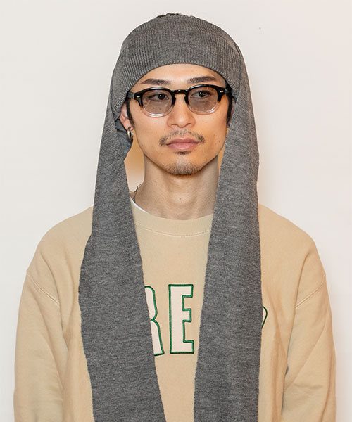 GRAY モデル頭囲：58.5cm