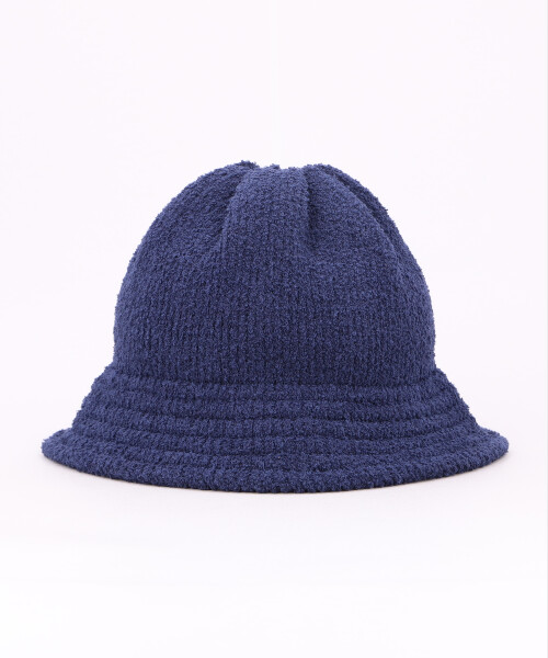 PILE KNIT HAT NAVY ONESIZE