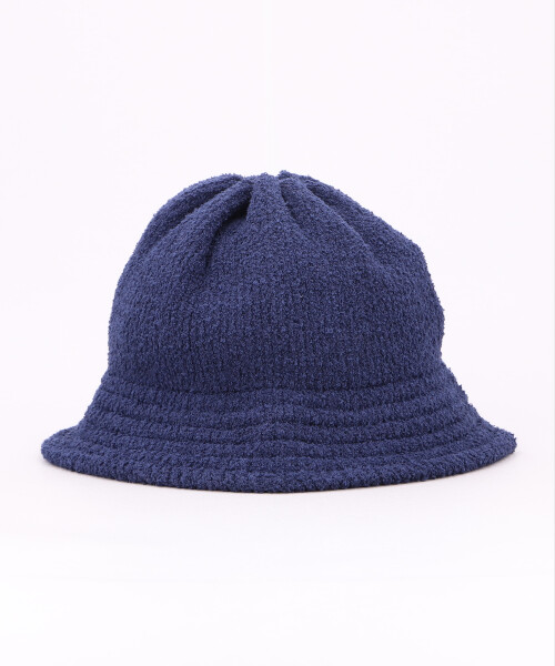 PILE KNIT HAT NAVY ONESIZE