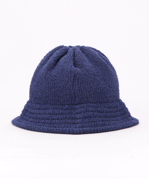 PILE KNIT HAT NAVY ONESIZE