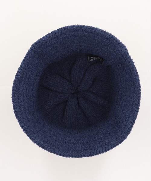 PILE KNIT HAT NAVY ONESIZE