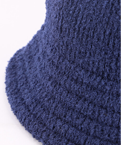 PILE KNIT HAT NAVY ONESIZE