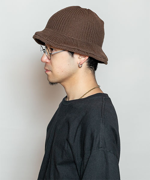 SILK KNITTED HAT NAVY ONESIZE