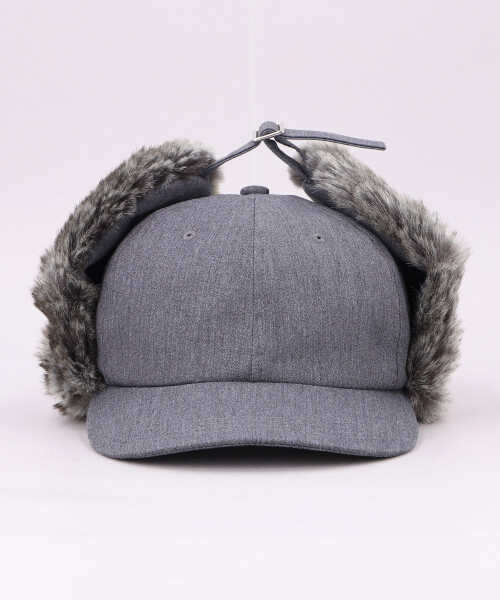 FLAPCAP PCFUR 2 GRAY ONESIZE