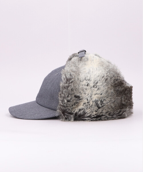 FLAPCAP PCFUR 2 GRAY ONESIZE
