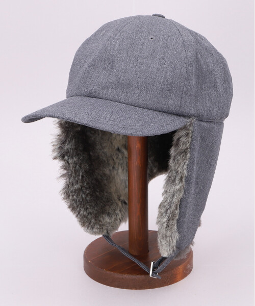 FLAPCAP PCFUR 2 GRAY ONESIZE