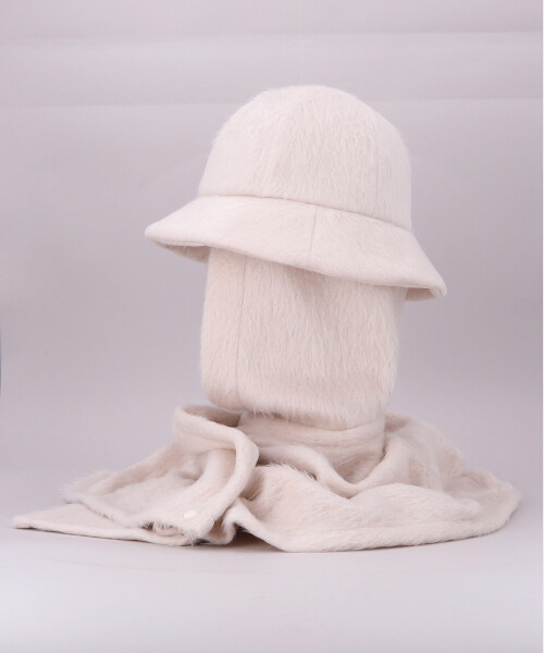 HK BELL HAT WITH PONCHO OFF WHITE ONESIZE