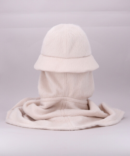 HK BELL HAT WITH PONCHO OFF WHITE ONESIZE