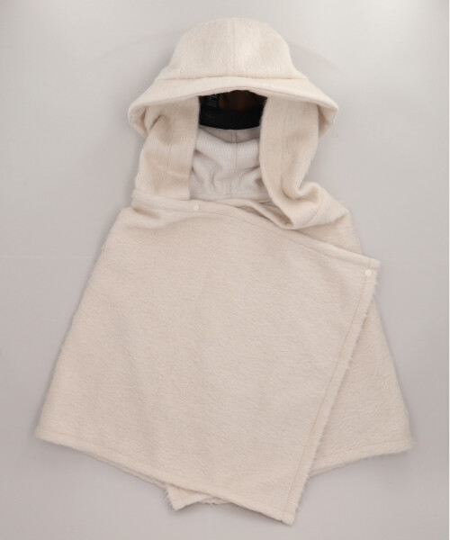 HK BELL HAT WITH PONCHO OFF WHITE ONESIZE