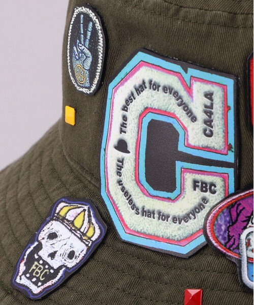 FBC WAPPEN BUCKET HAT BLACK ONESIZE