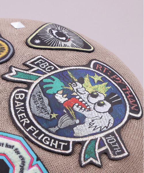 FBC WAPPEN BERET(ONESIZE BEIGE): ベレー|帽子通販|CA4LA FBC WAPPEN BERET(ONESIZE BEIGE): ベレー|帽子通販|CA4LA