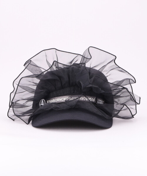 FBC FRILL CAP BLACK ONESIZE