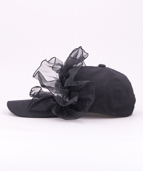 FBC FRILL CAP BLACK ONESIZE
