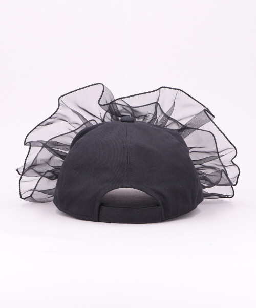 FBC FRILL CAP BLACK ONESIZE