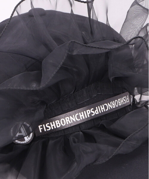 FBC FRILL CAP BLACK ONESIZE