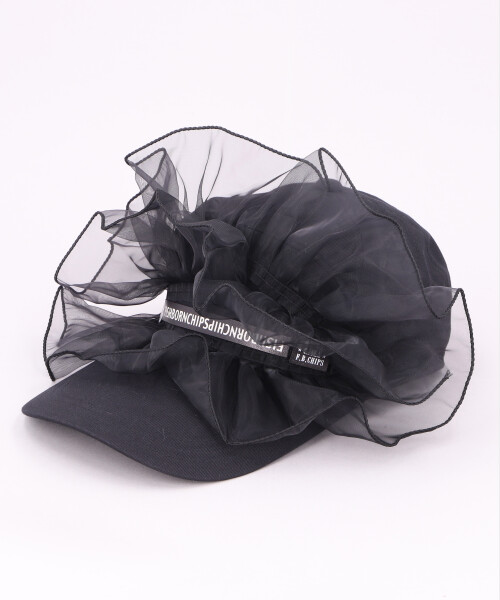FBC FRILL CAP BLACK ONESIZE