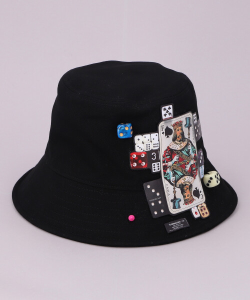 FBC DICE BUCKET HAT BLACK ONESIZE