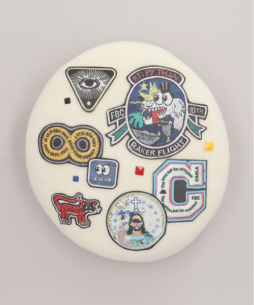 FBC WAPPEN BERET(ONESIZE WHITE): ベレー｜帽子通販｜CA4LA
