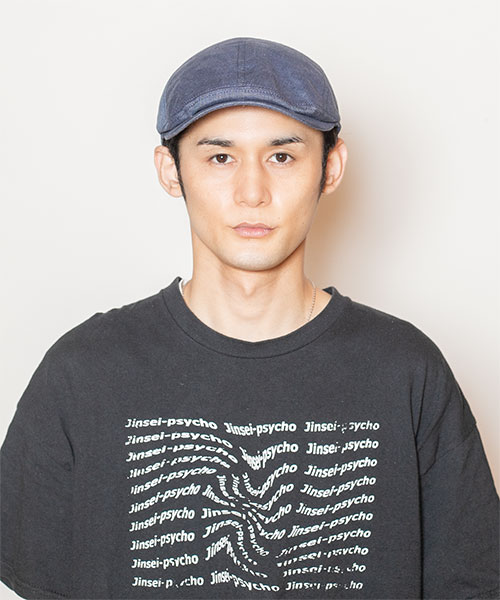 モデル頭囲：58cm 着用サイズ：Mサイズ