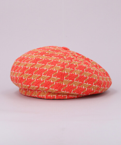 BAKER BOY BERET ORANGE ONESIZE