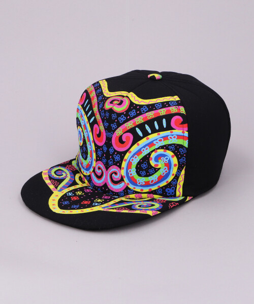 FLAT PEAK CAP BLACK ONESIZE