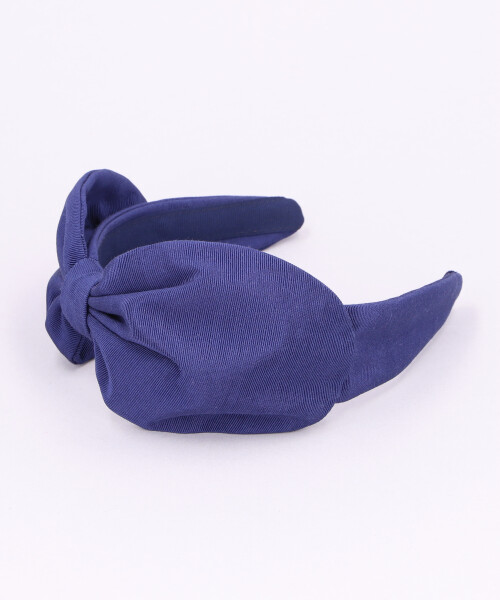 GROSGRAIN BOW HEADBAND NAVY ONESIZE