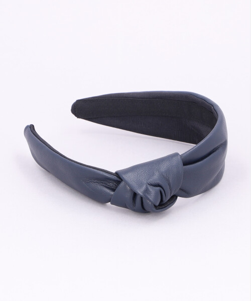 LEATHER MARGOT NAVY ONESIZE