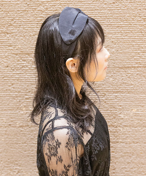 モデル頭囲：55cm 着用サイズ：ONESIZE