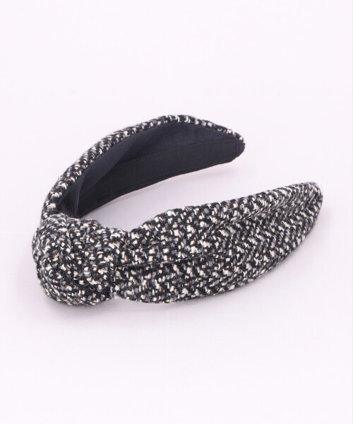 WOOL TWEED BLAIR HEADBAND BEIGE ONESIZE