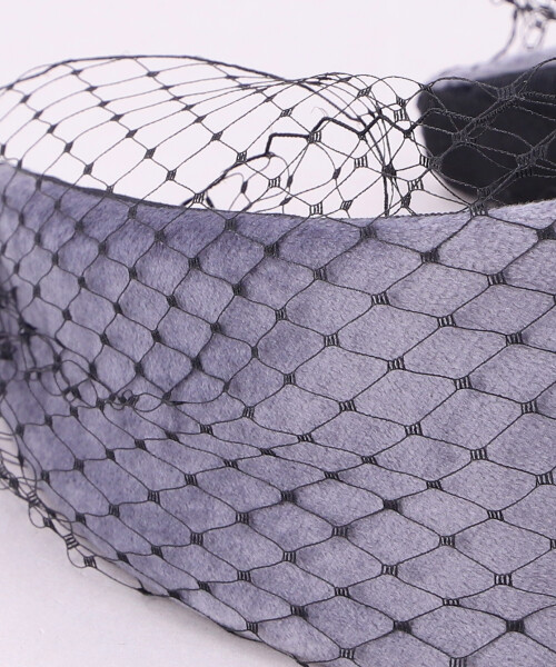 SUEDE CHANGEABLE VEILING GRAY ONESIZE