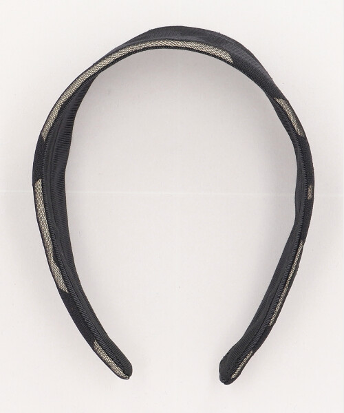 DOTS TULLE WIDE HEADBAND BEIGE ONESIZE
