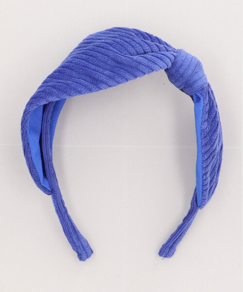 CORDUROY AUDREY HEADBAND BLUE ONESIZE