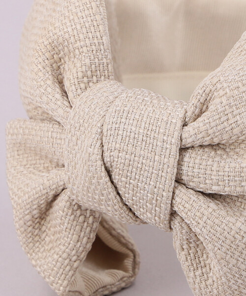 WEAVE CAROLINA BOW HEADBAND RED ONESIZE