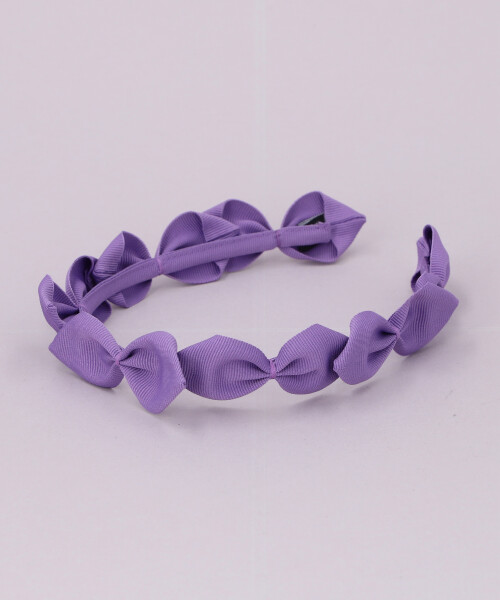 GROSGRAIN GABRIELA HEADBAND PURPLE ONESIZE