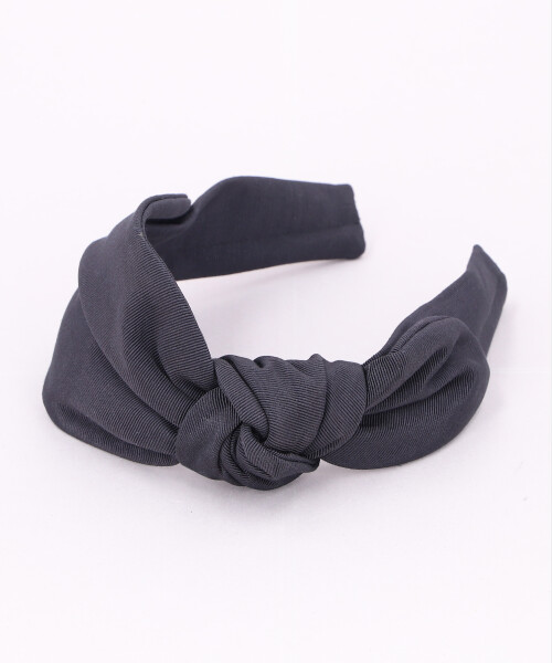 GROSGRAIN BOW HEADBAND BLACK ONESIZE
